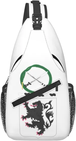28th Infantry Regiment Coat Of Arms Crossbody Bags For Women Men Chest Backpack Gym Shoulder Bag Travel Outdoor Sports Casual Crossbody Bags