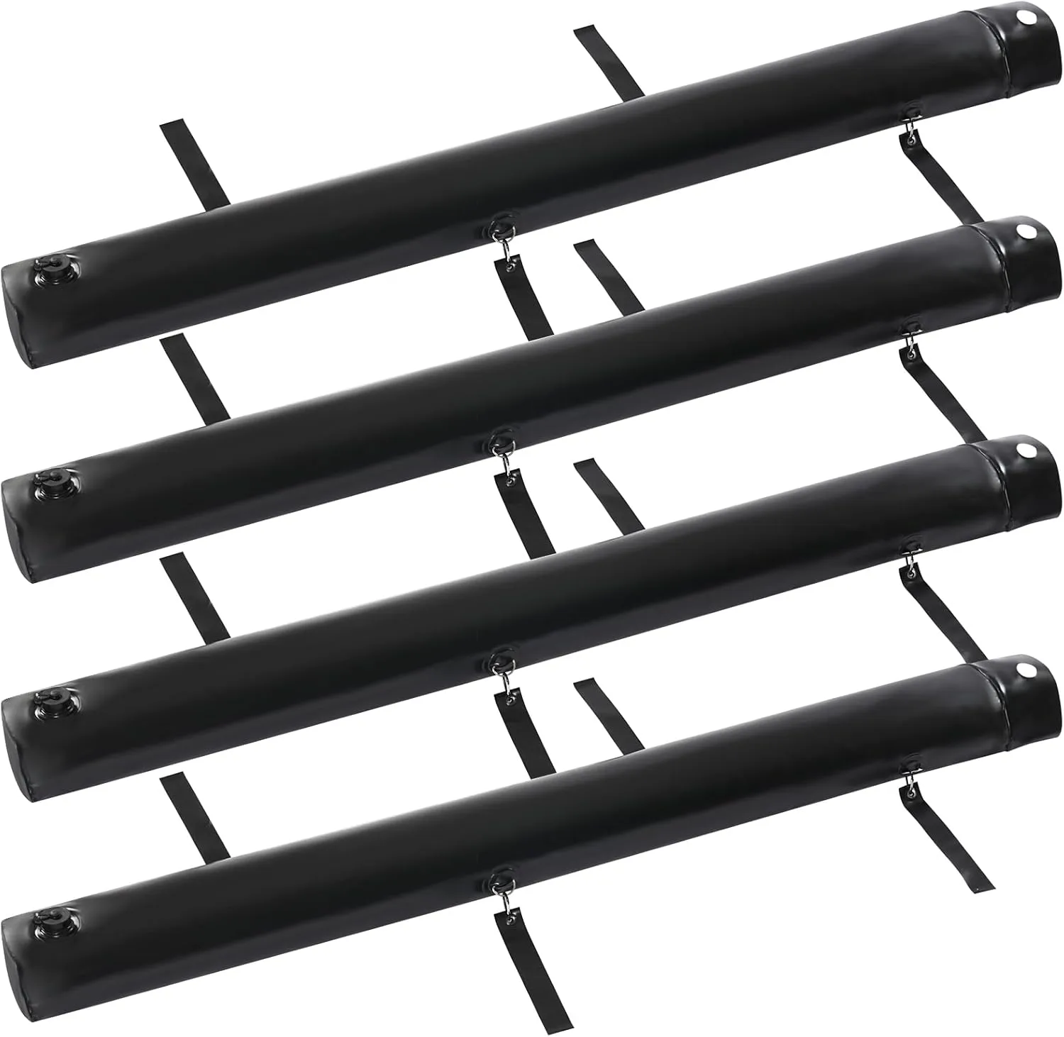 4 Pack 6 ft Flood Barrier for Home, Reusable Outdoor Water Barriers,Water Barrier for Flooding,Sand Bags for Flooding,Flood Barrier for Home Flood Prevention for Rainy Season 0.6MM Thick