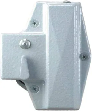 91726D Kaba 900 Series Metal Mechanical Pushbutton Auxiliary Lock with Thumbturn, Fits 35mm to 38mm Thick Door, 16mm Deadlocking Spring Latch, Flat Front, Satin Chrome Finish