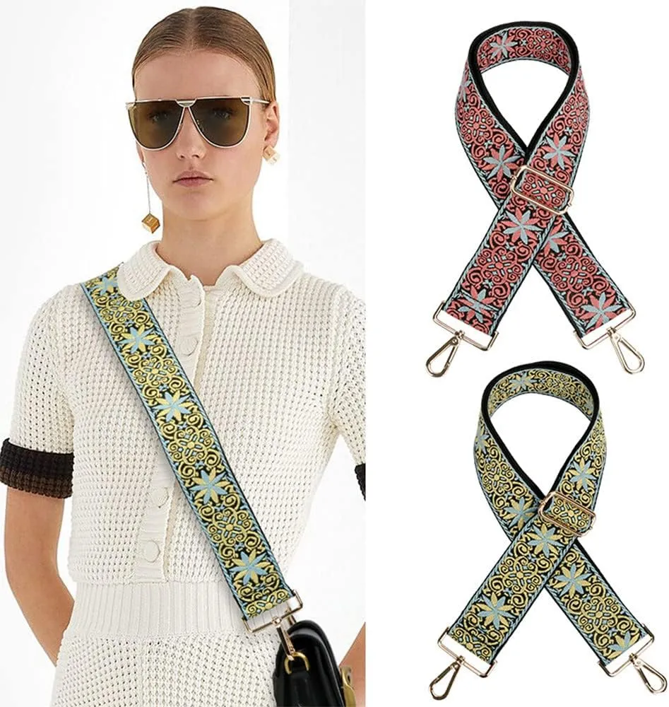 Adjustable Purse Strap Guitar Strap Shoulder Bag Sling Bag Purse Strap Replacement Crossbody Grilles Silver Clasp Olive Green