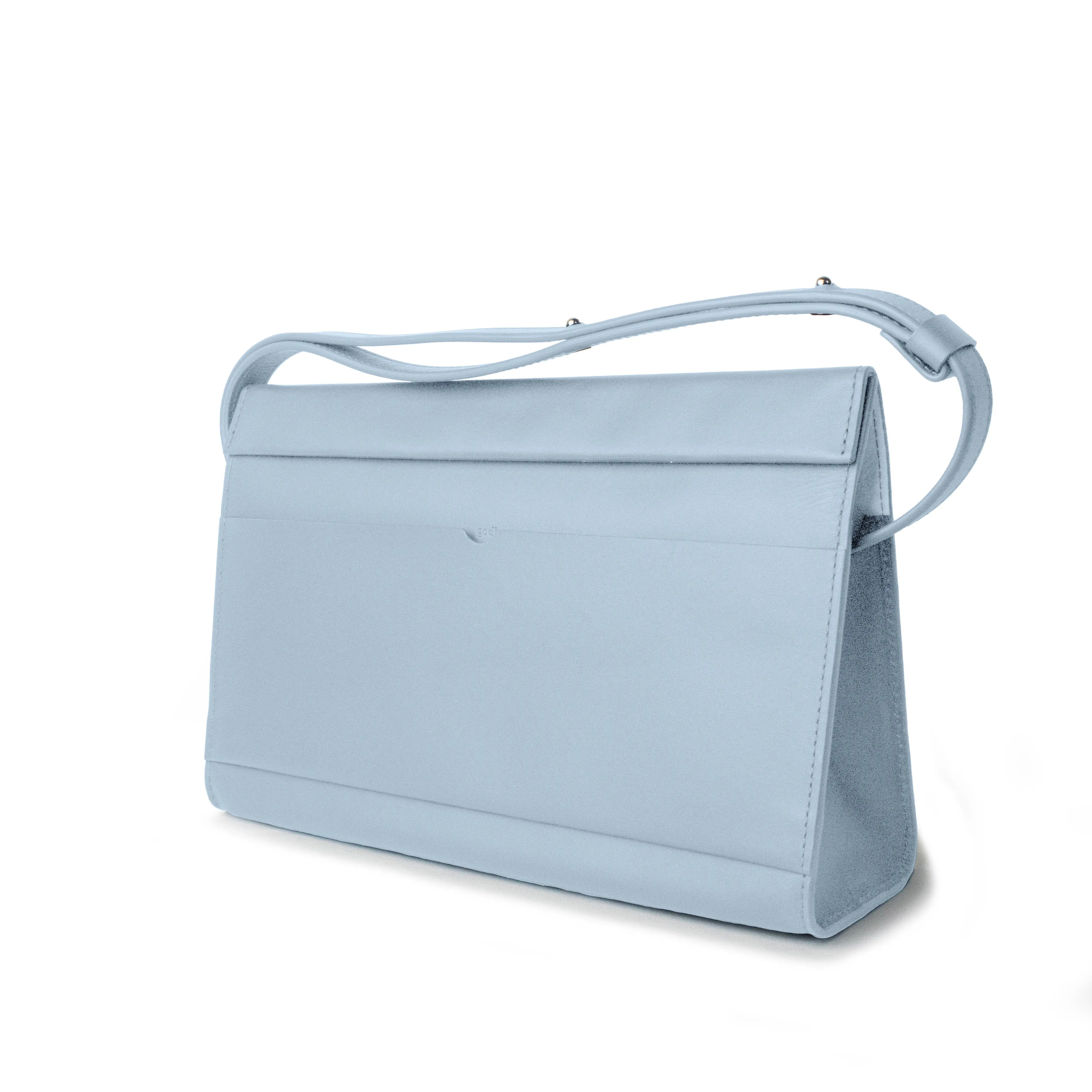 Adjustable Shoulder Bag in Ice Blue