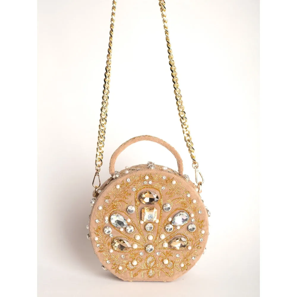 Adora By Ankita Gold Nafisah Clutch Bag