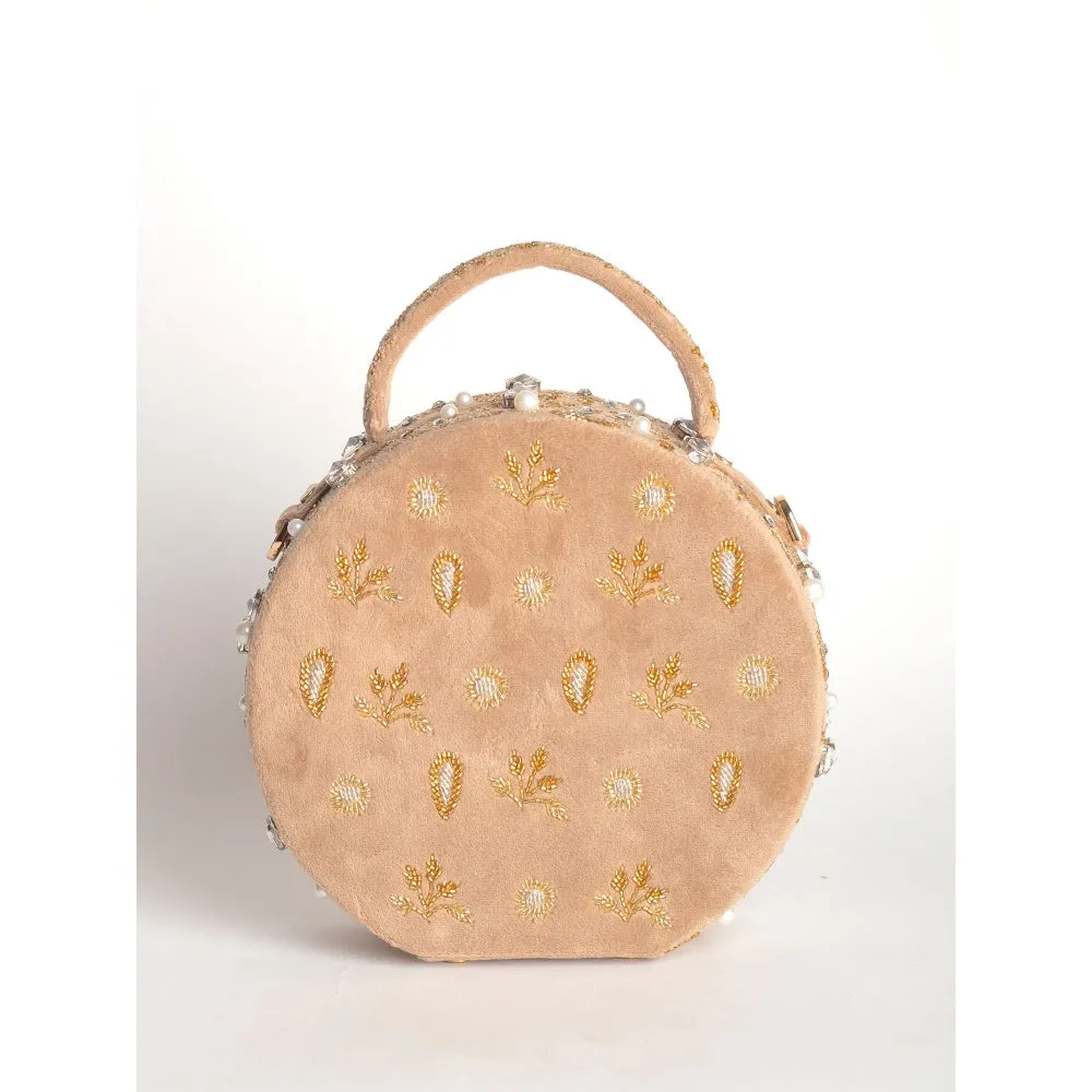 Adora By Ankita Gold Nafisah Clutch Bag