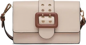 Adrianne Women's Metal Buckle Shoulder Bag with Adjustable and Removable Shoulder Strap