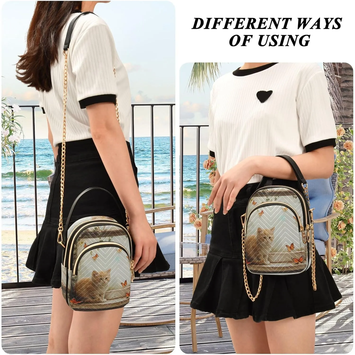 Amber Dusk Crossbody Bags for Traveling Crossbody Phone Case