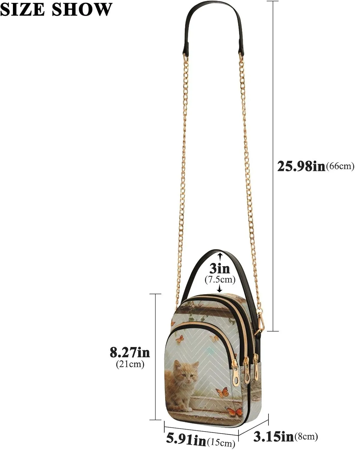 Amber Dusk Crossbody Bags for Traveling Crossbody Phone Case