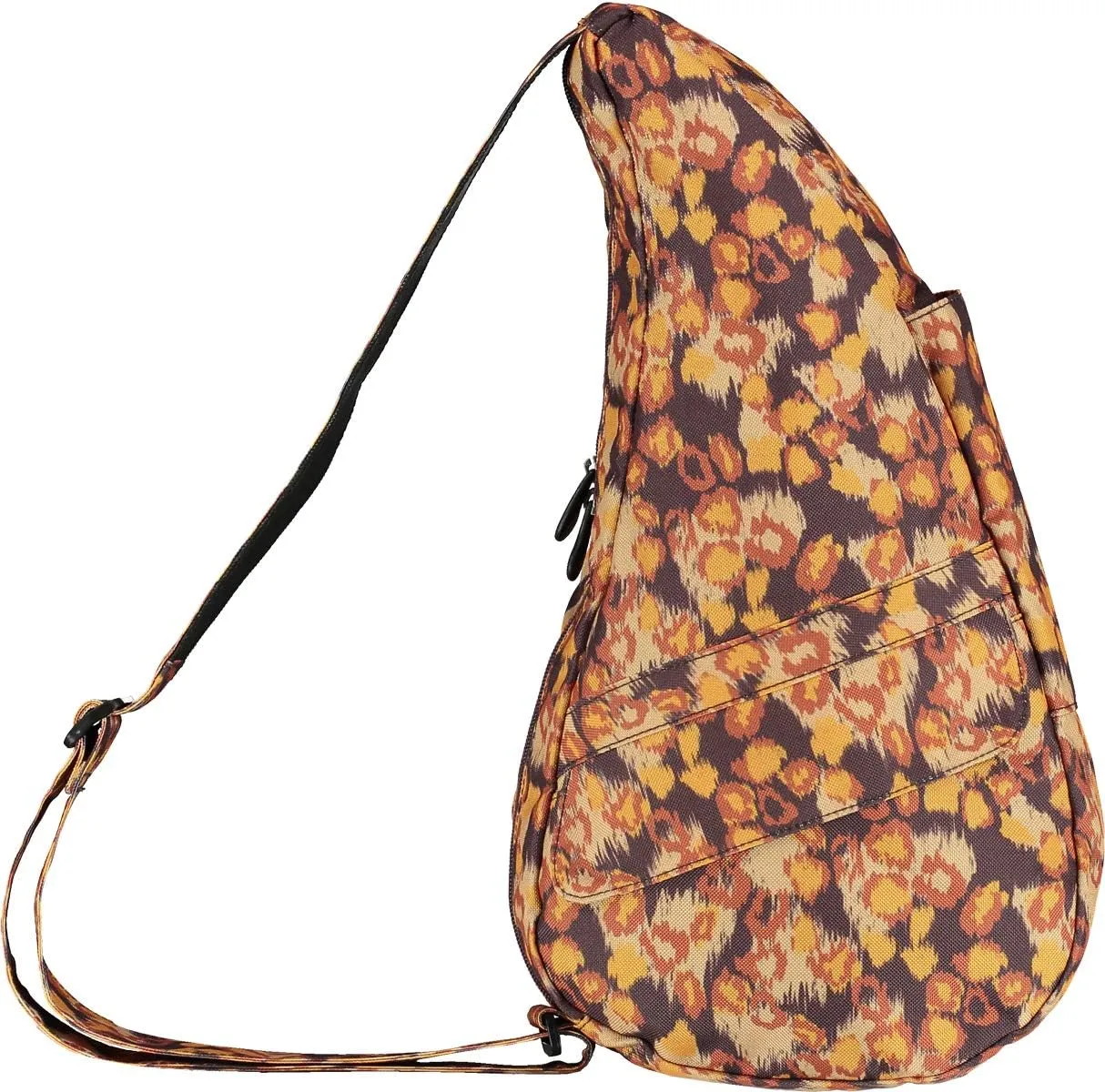 AmeriBag 17" Print Crossbody Sling Healthy Back Bag (Spotted Leopard)