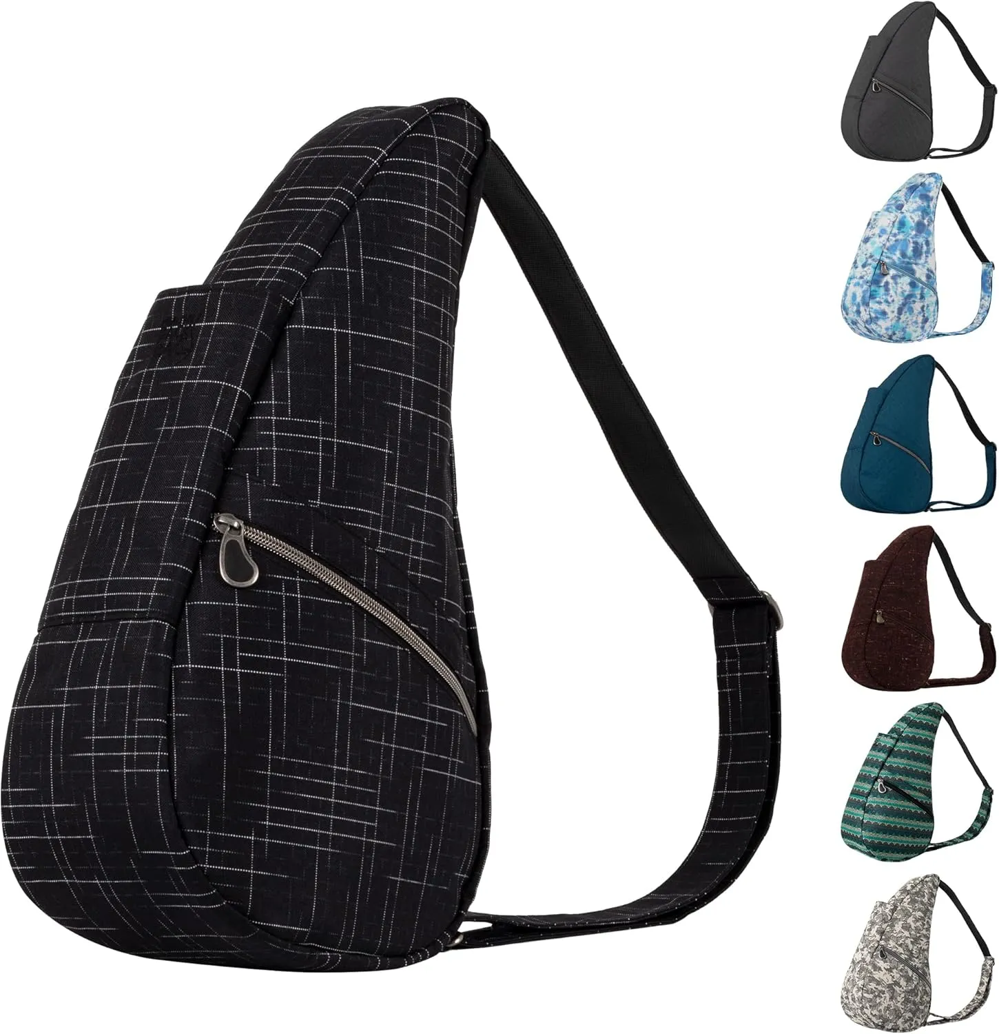 AmeriBag 17" Print Crossbody Sling Healthy Back Bag