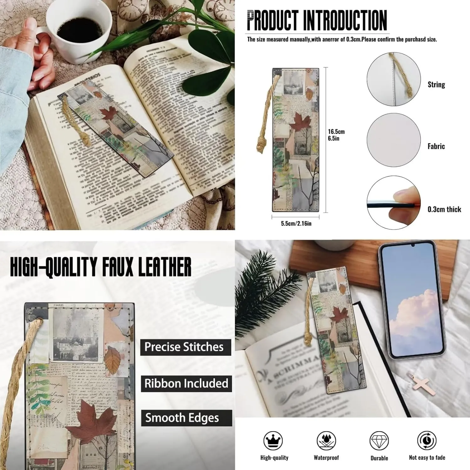 American Flag Bible Covers for Women Bible Carrying Case with Bookmark ZipperedChurch Bag Bible Protective