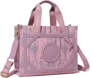 Angel Kiss Tote Bag Purses for Women Medium Top-handle Satchel Handbags with Crossbody Srtap