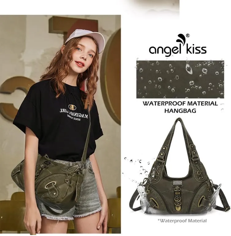 Angelkiss Hobo Purses and handbags for Women Satchel Handbag Women Purses Large Daily Shoulder Bags