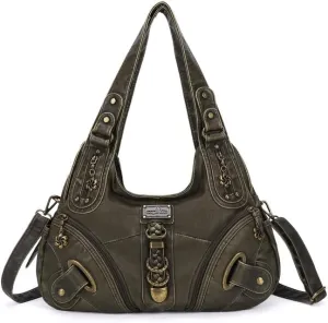 Angelkiss Hobo Purses and handbags for Women Satchel Handbag Women Purses Large Daily Shoulder Bags