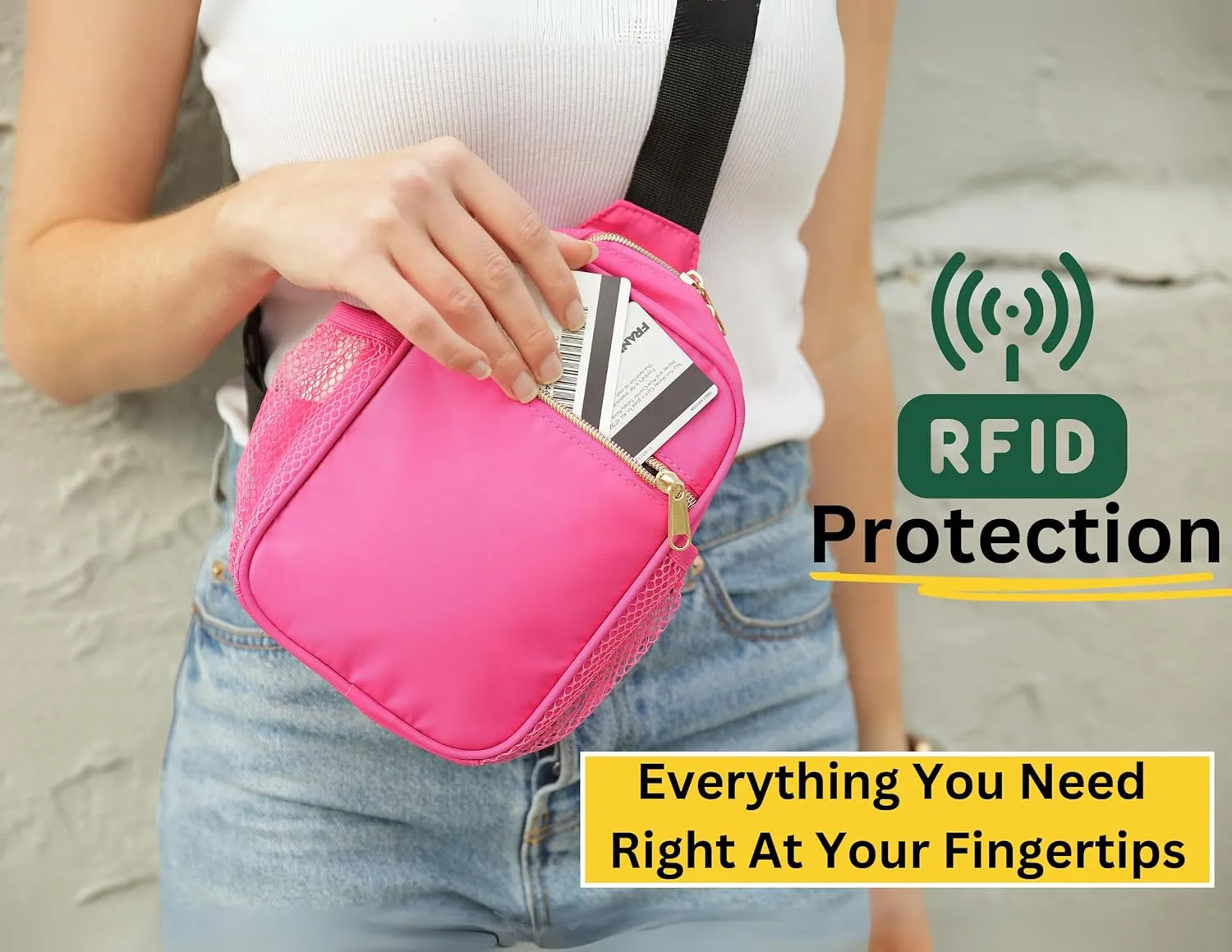 Anti Theft Crossbody Bags for Women & Men Sling Bag with RFID Blocking Travel Crossbody Bags for Women Crossbody Purse