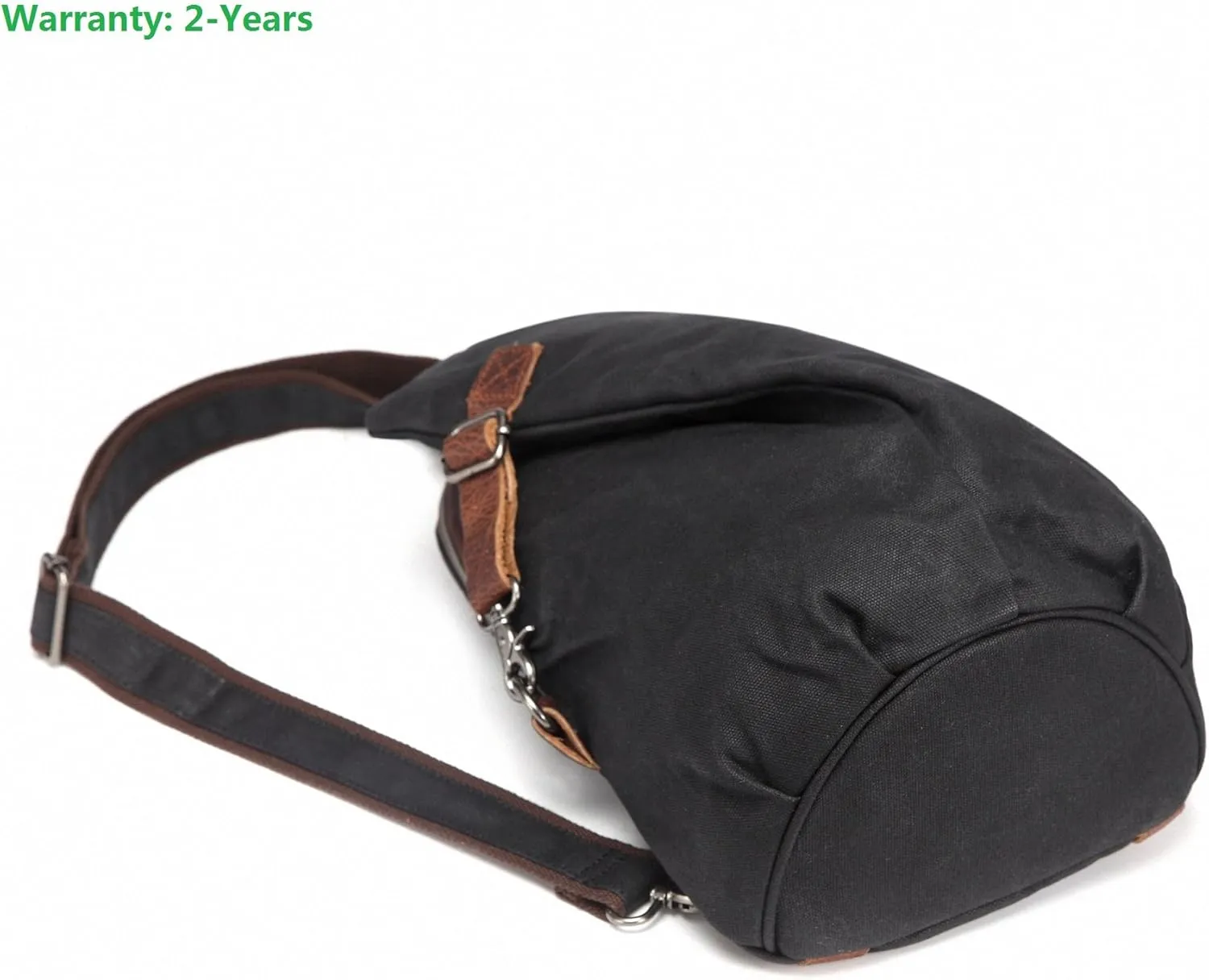 AOTIAN Unisex Sling Backpack Waxed Canvas Crossbody Bag Daypack 10 Liters, Height 14.5 Inches