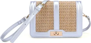 Ayliss Straw Crossbody Bags for Women Summer Straw Purses and Handbags Shoulder Clutch Beach Purse Bag Woven Vacation