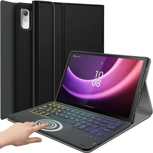 Backlit Touchpad Keyboard Case for Lenovo Tab P11 2nd Gen 11.5" (TB350FU / TB350XU) 2023, 3-Zone Backlit Wireless Keyboard with Slim Stand Cover Case for 11.5 inch Lenovo Tab P11 Gen 2 Tablet