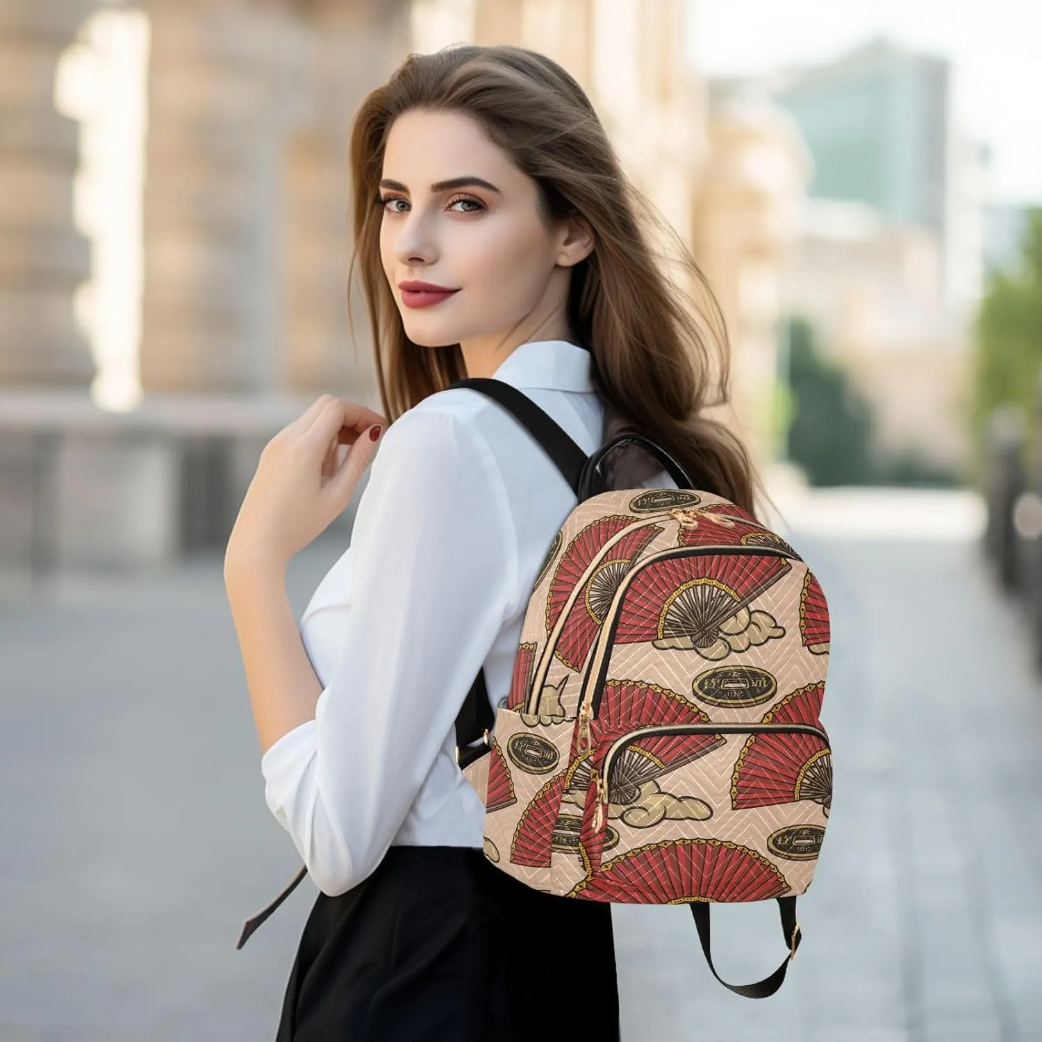 Backpack for Women Light Weight Small Backpack Purses Daily Backpack for Travel Lightweight Daypack for Work Daily Party （Small Pattren 2）