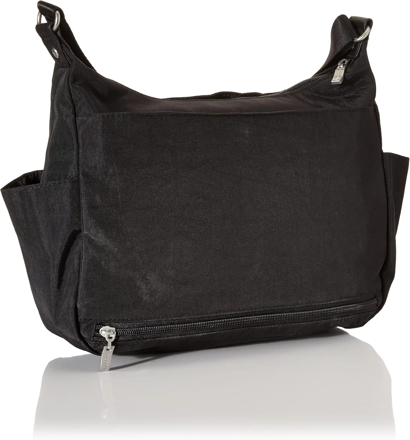 Baggallini Anywhere Hobo Crossbody Women 13x9.5 Water-Resistant Travel Purse Handbag Shoulder Bag W/RFID Wristlet