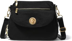 Baggallini Calais Crossbody Bags for Women 9.5"x7" Travel Handbag Purse w/RFID Front Wallet Lightweight Water-Resistant