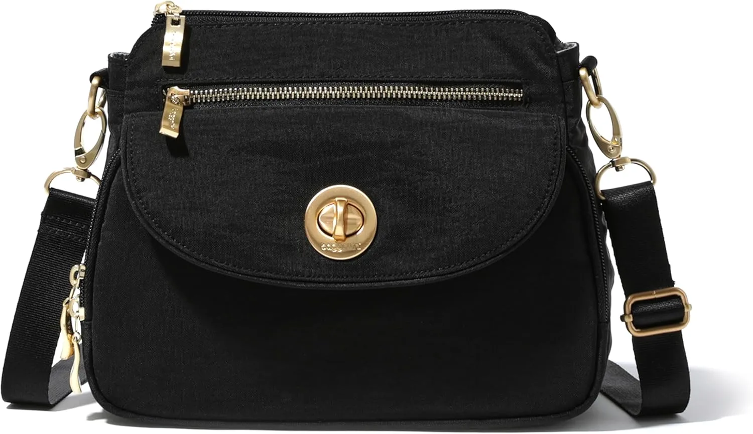 Baggallini Calais Crossbody Bags for Women 9.5"x7" Travel Handbag Purse w/RFID Front Wallet Lightweight Water-Resistant