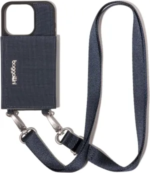 Baggallini On The Go iPhone Card Case Crossbody - Lightweight iPhone Case Designed for iPhone 13, iPhone 14, iPhone 15 and iPhone 15 Pro