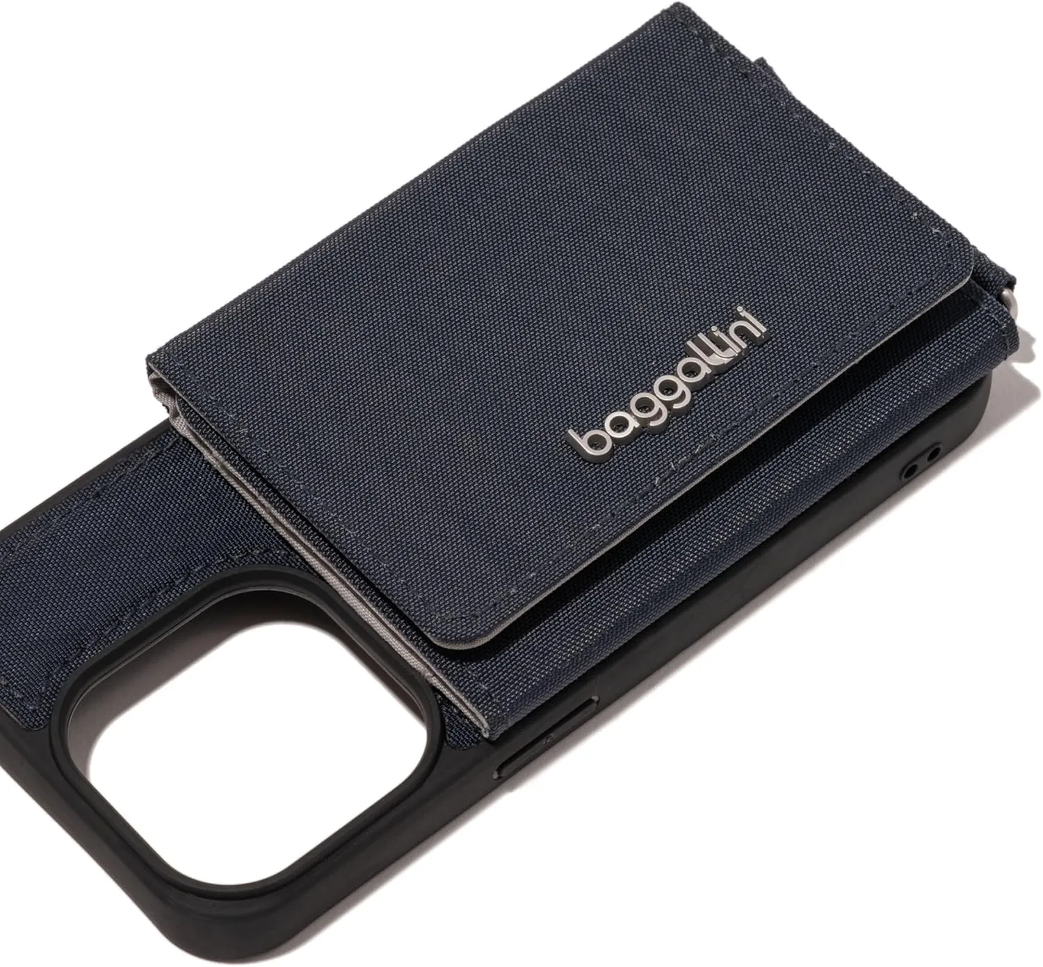 Baggallini On The Go iPhone Card Case Crossbody - Lightweight iPhone Case Designed for iPhone 13, iPhone 14, iPhone 15 and iPhone 15 Pro