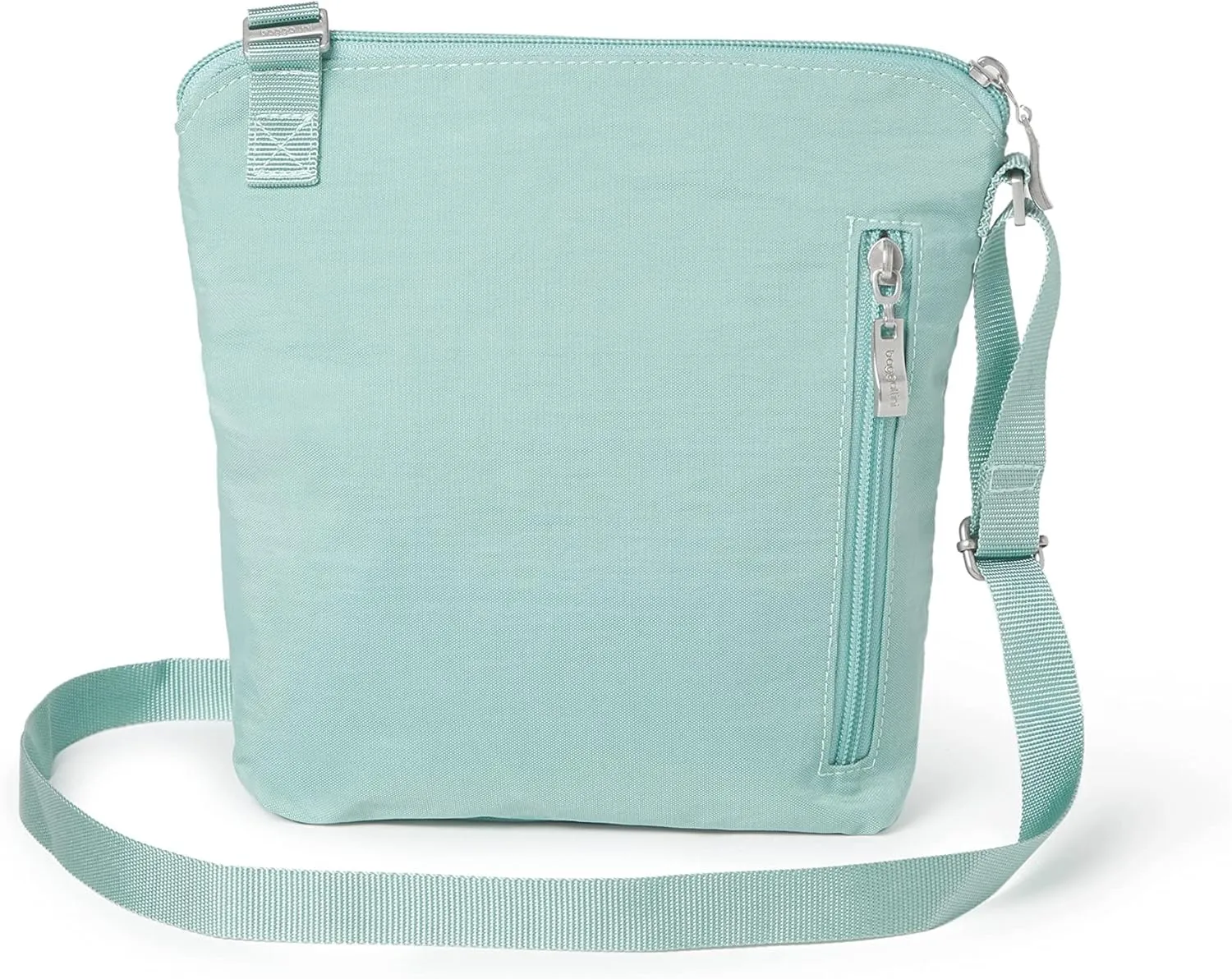 Baggallini Pocket Crossbody Bags for Women 8x8 Small Lightweight Durable Nylon Water-resistant Travel Purse W/Rfid Wristlet