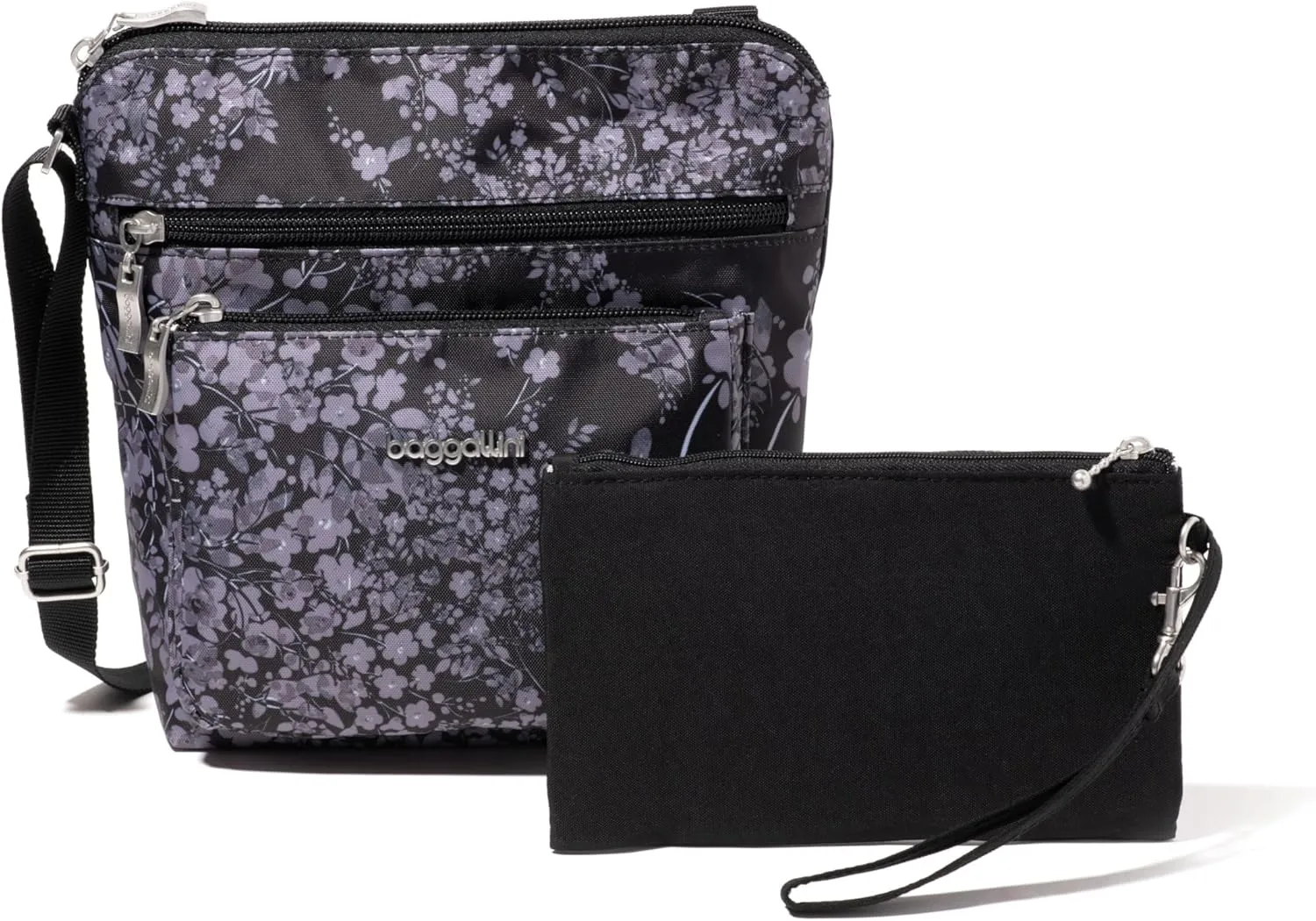 Baggallini Pocket Crossbody with RFID - Crossbody Bag for Women Lightweight Water-Resistant Purse - Handbag Travel Bag