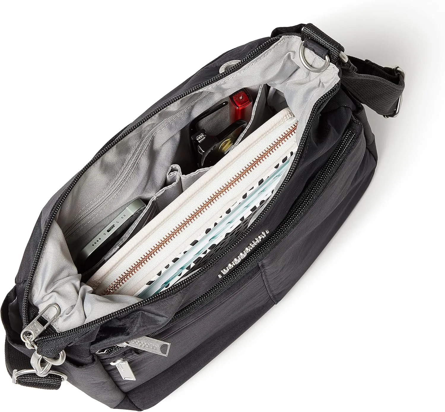 Baggallini Securtex Anti-Theft Free Time Crossbody Bag