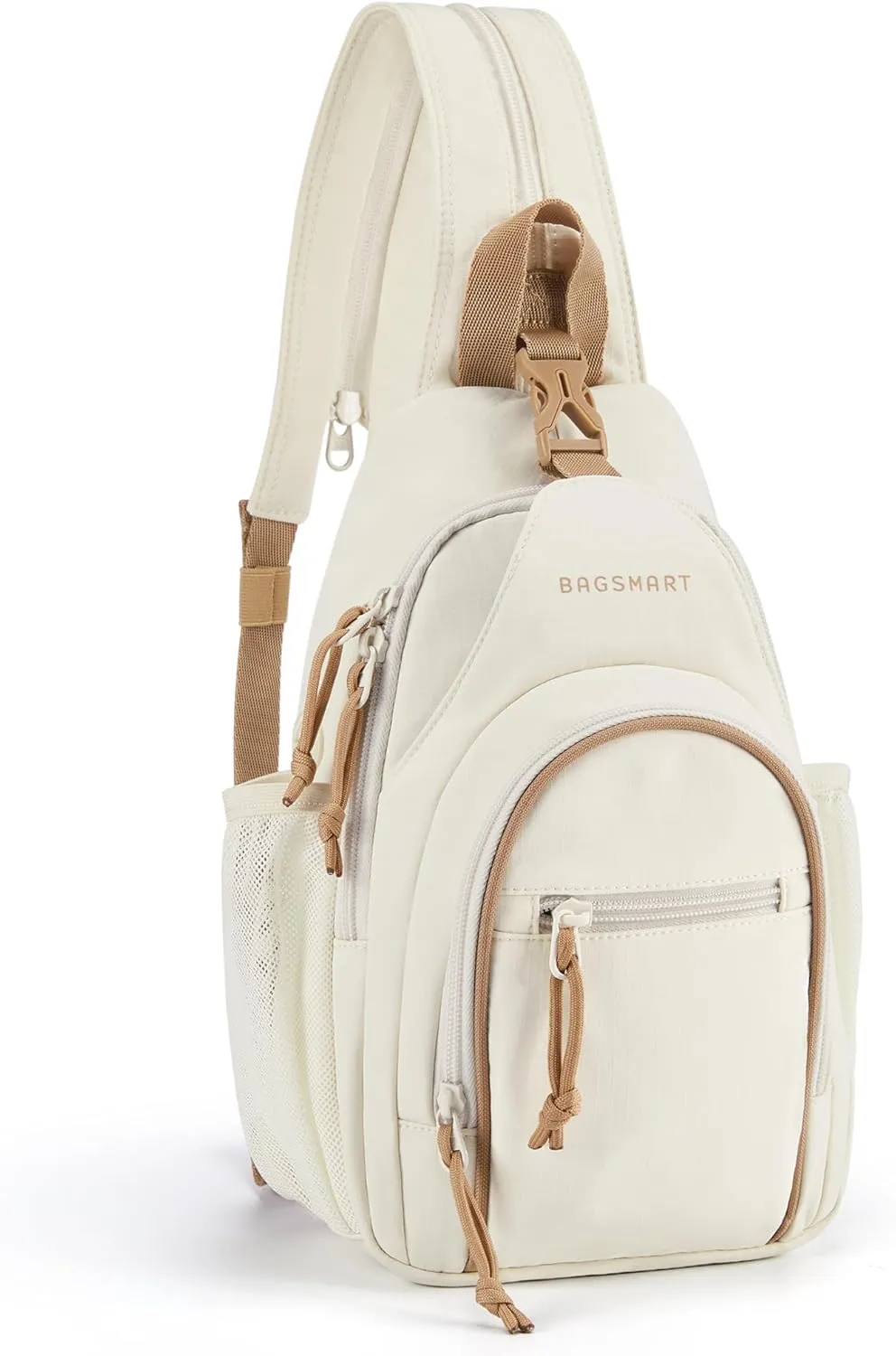 BAGSMART Crossbody Sling Bag for Men Women, Small Sling Backpack Shoulder Bag, Anti-Theft Chest Daypack