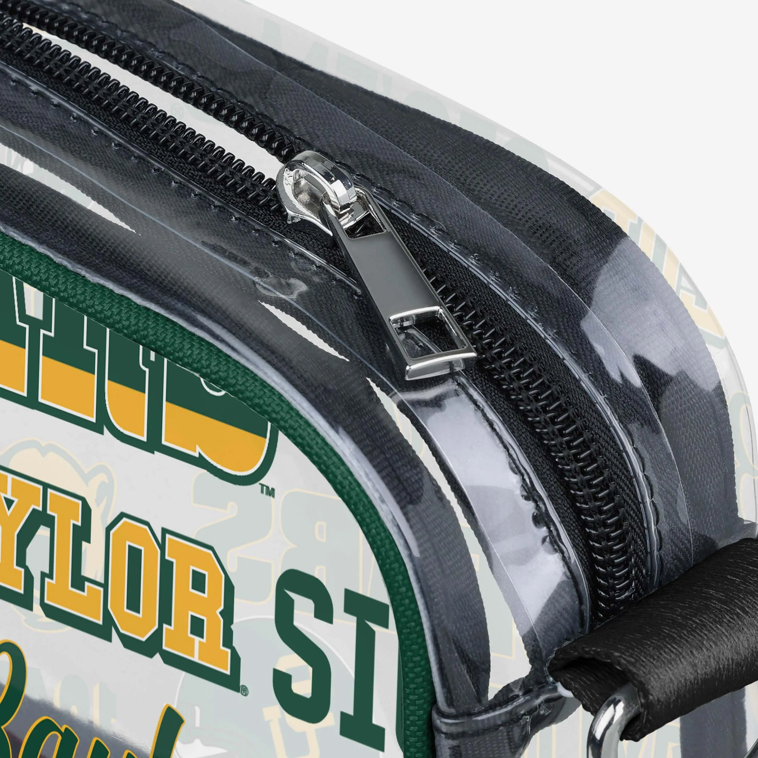 Baylor Bears Repeat Retro Print Clear Crossbody Bag
