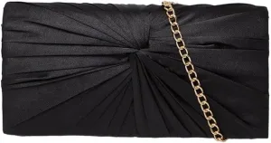 Beauty Satin Twisted Clutch Bag
