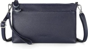 befen Genuine Leather Wristlet Clutch Wallet Purses with RFID Blocking, Small Crossbody Bags Shoulder Handbag for Women