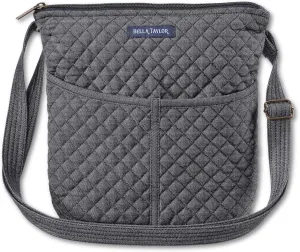 Bella Taylor Hipster Crossbody Purse for Women | Medium Size Shoulder Bag with Adjustable Strap