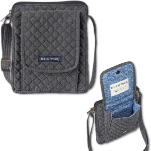 Bella Taylor Mini Crossbody Purse with Built In Wallet