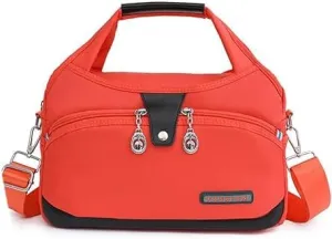 Blaciokamith Soft Side Lightweight Underseat Tote Bag,Blaciokamith Tote Bag,Waterproof Oxford for Women (Orange)