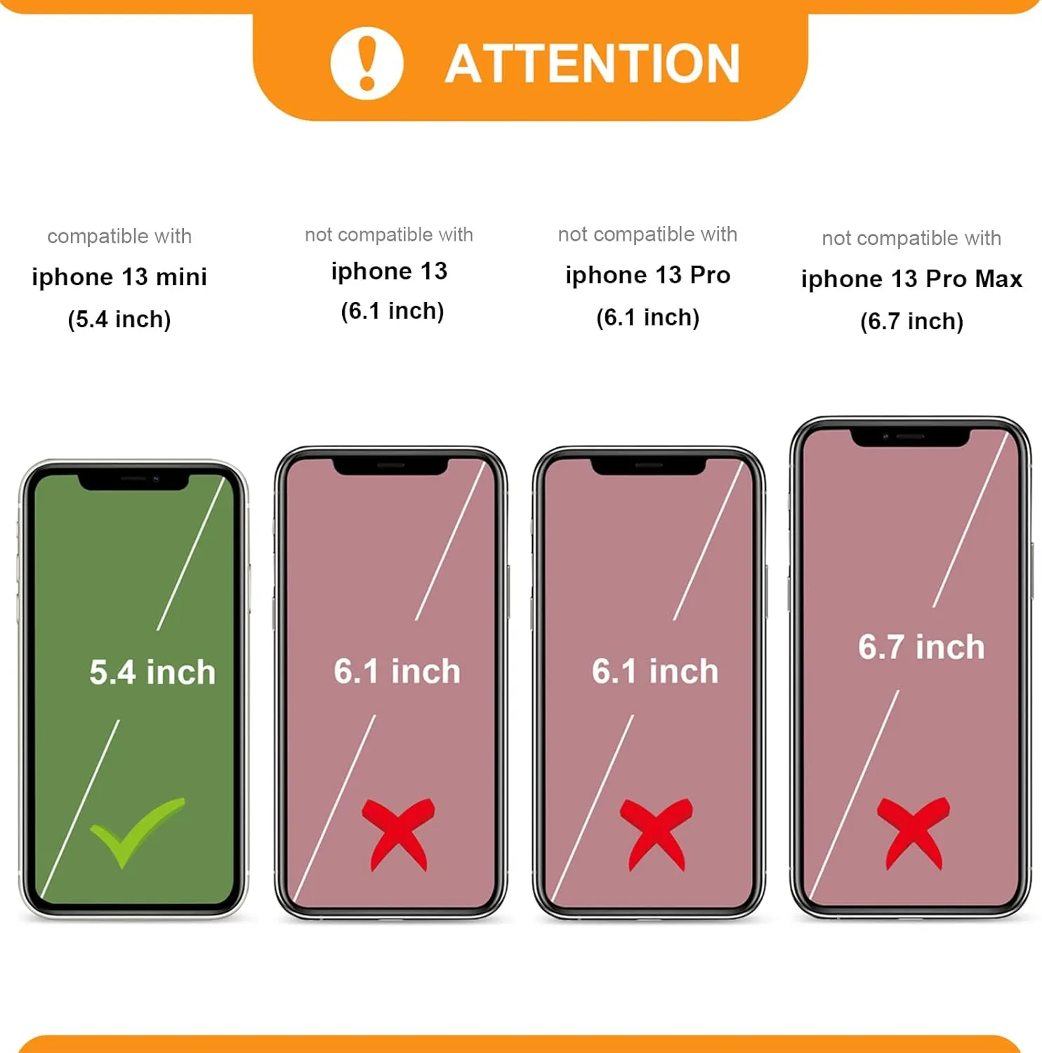 Bocasal Crossbody Wallet Case for iPhone 13 Mini with RFID Blocking Card Slot Holder, Magnetic Flip Folio Purse Case, PU Leather Zipper Handbag with Detachable Lanyard Strap 5.4 Inch 5G (Red)