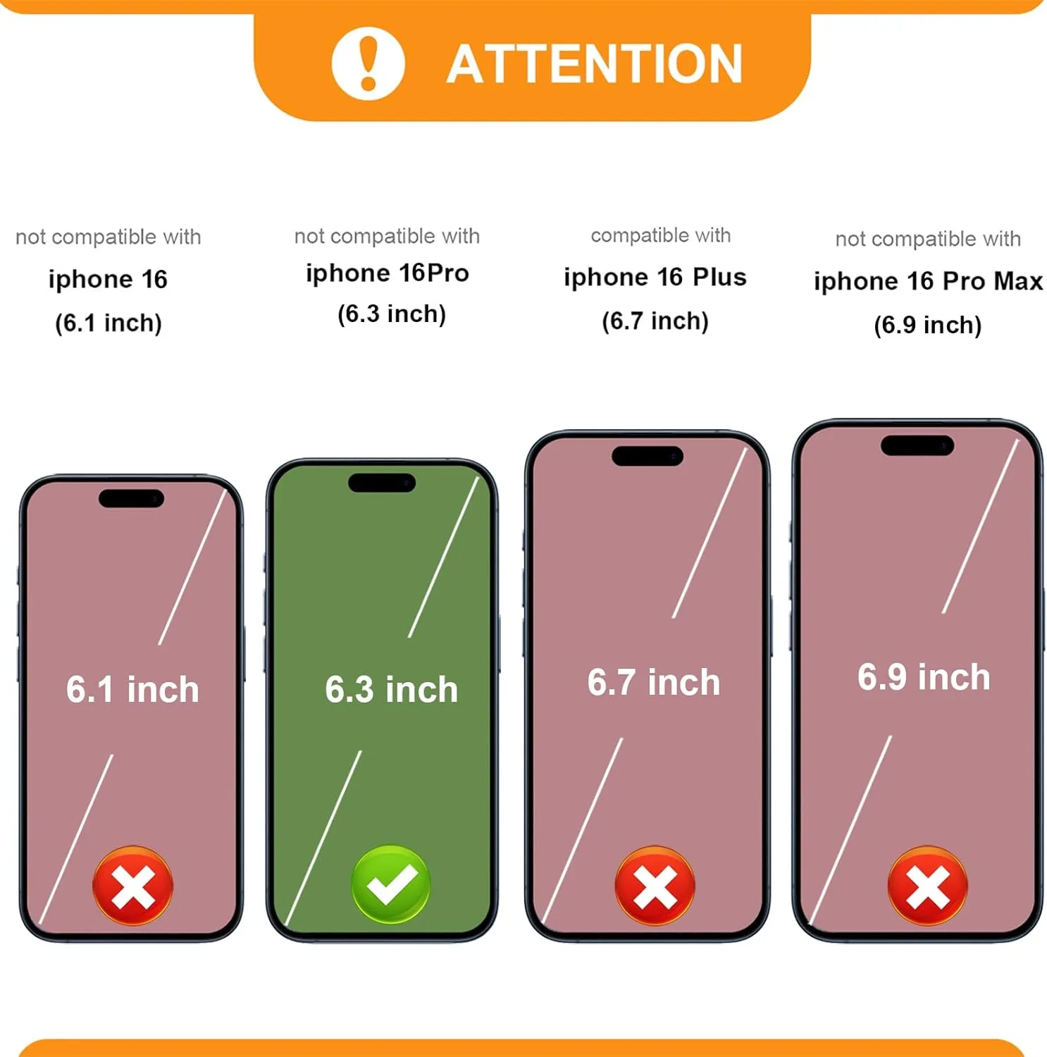 Bocasal Crossbody Wallet Case for iPhone 16 Pro, RFID Blocking PU Leather Zipper Handbag Purse Flip Cover, Kickstand Folio Case with Card Slots Holder Wrist Strap Lanyard 5G 6.3 Inch (Red)