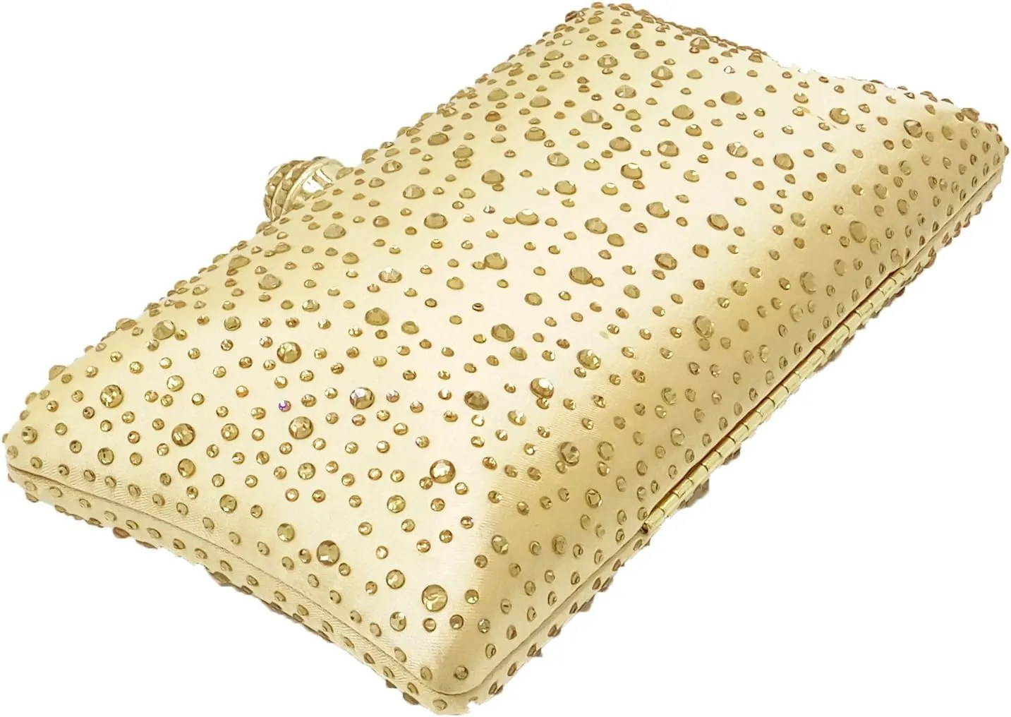 Boutique De FGG Crystal Clutch Purse for Women Formal Evening Bags Party Rhinestone Clutch Bag Wedding Prom Handbags,Mini
