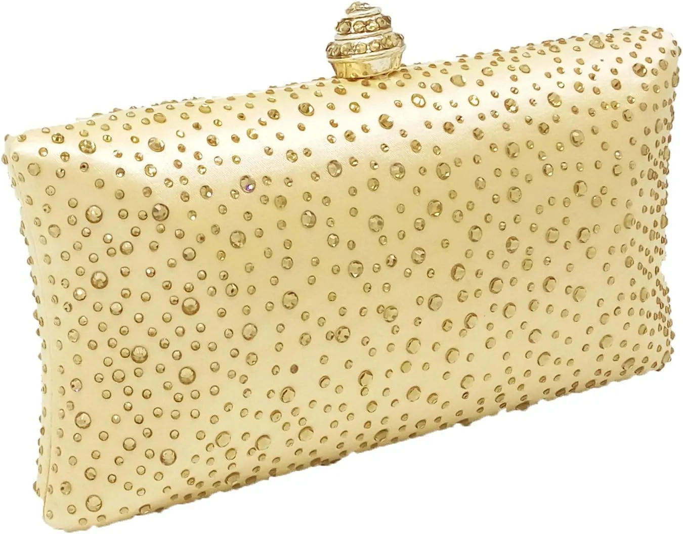 Boutique De FGG Crystal Clutch Purse for Women Formal Evening Bags Party Rhinestone Clutch Bag Wedding Prom Handbags,Mini