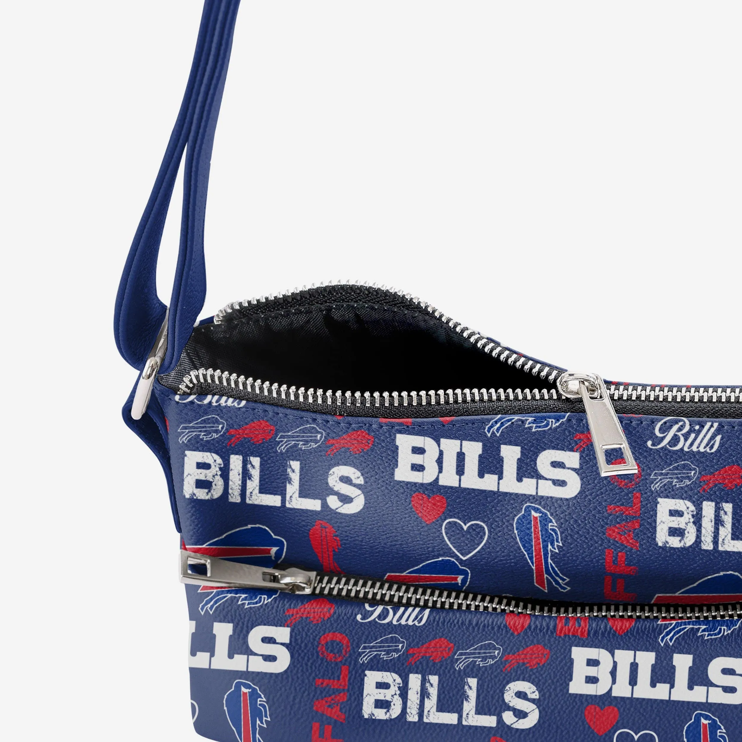 Buffalo Bills Logo Love Crossbody Purse