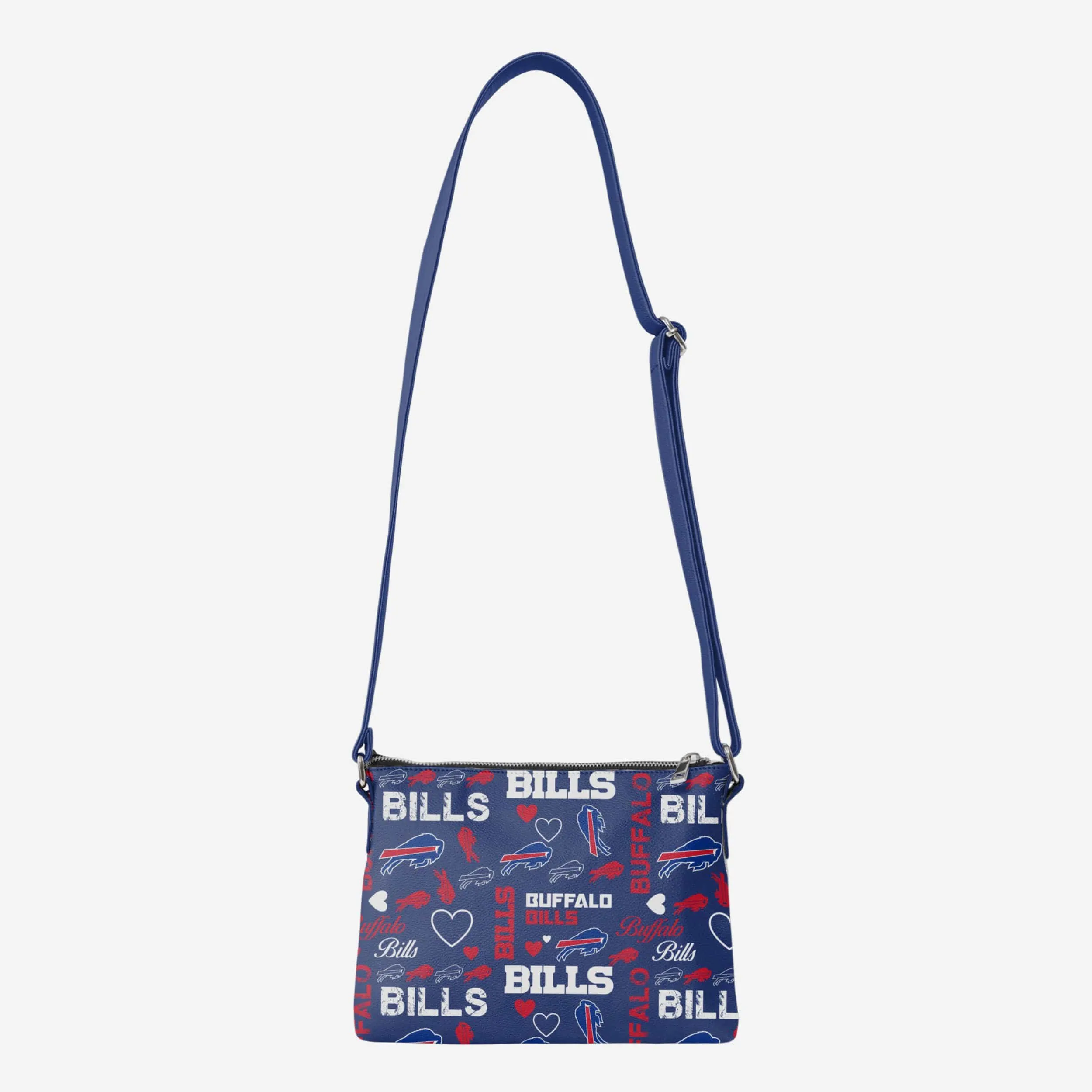 Buffalo Bills Logo Love Crossbody Purse