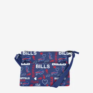 Buffalo Bills Logo Love Crossbody Purse
