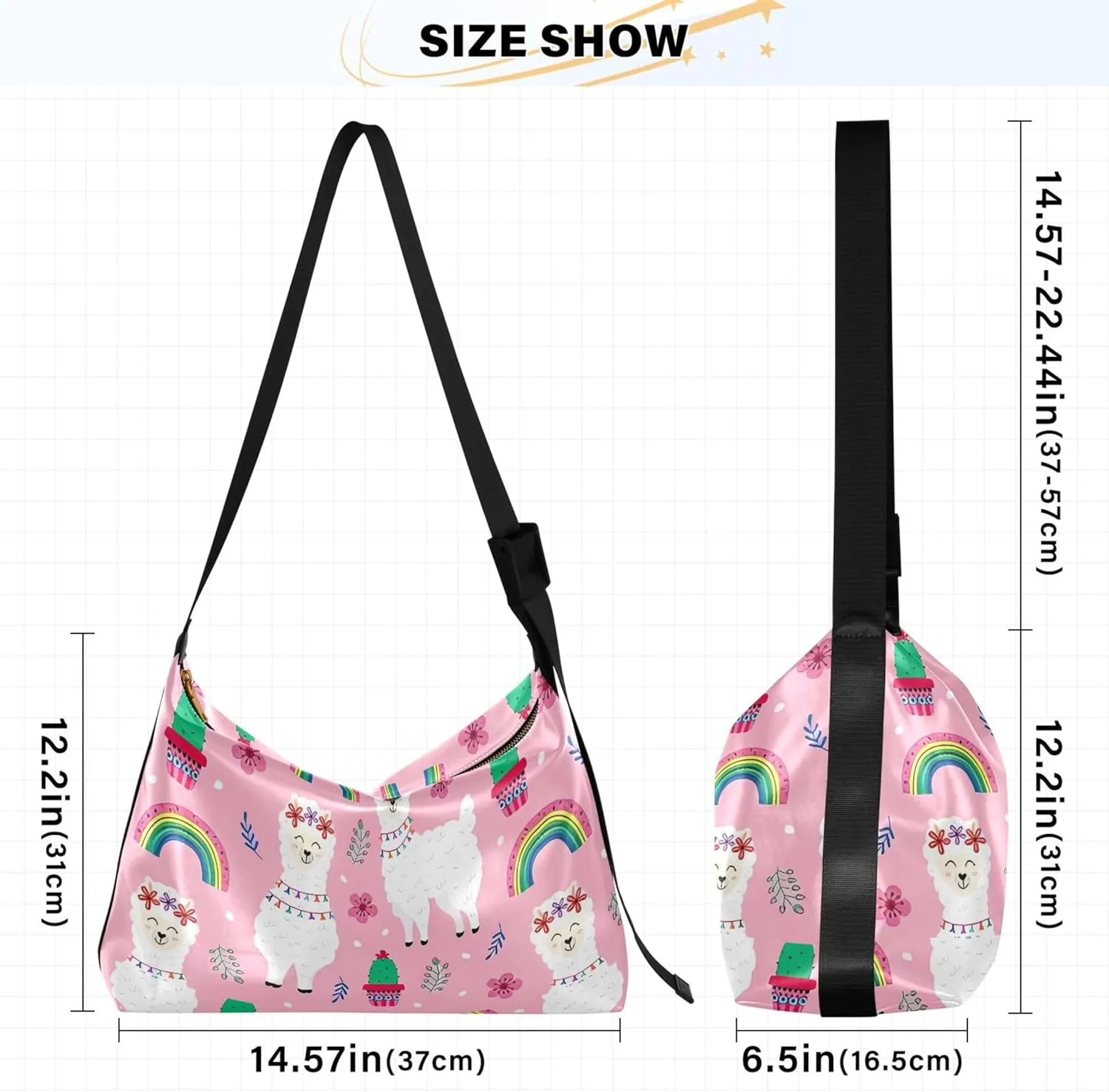 Bunny Butterfly Peonies Rabbit Print Soft PU Leather Hobo Bags Cross Body Men Bag Animal Print Women Purse