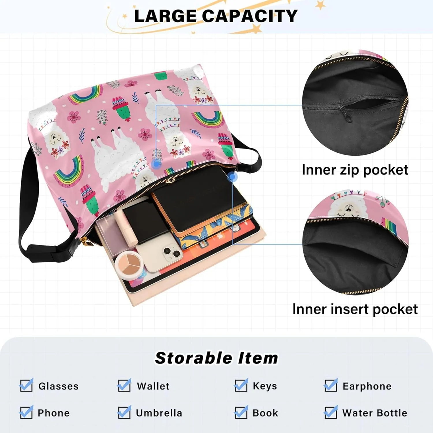 Bunny Butterfly Peonies Rabbit Print Soft PU Leather Hobo Bags Cross Body Men Bag Animal Print Women Purse