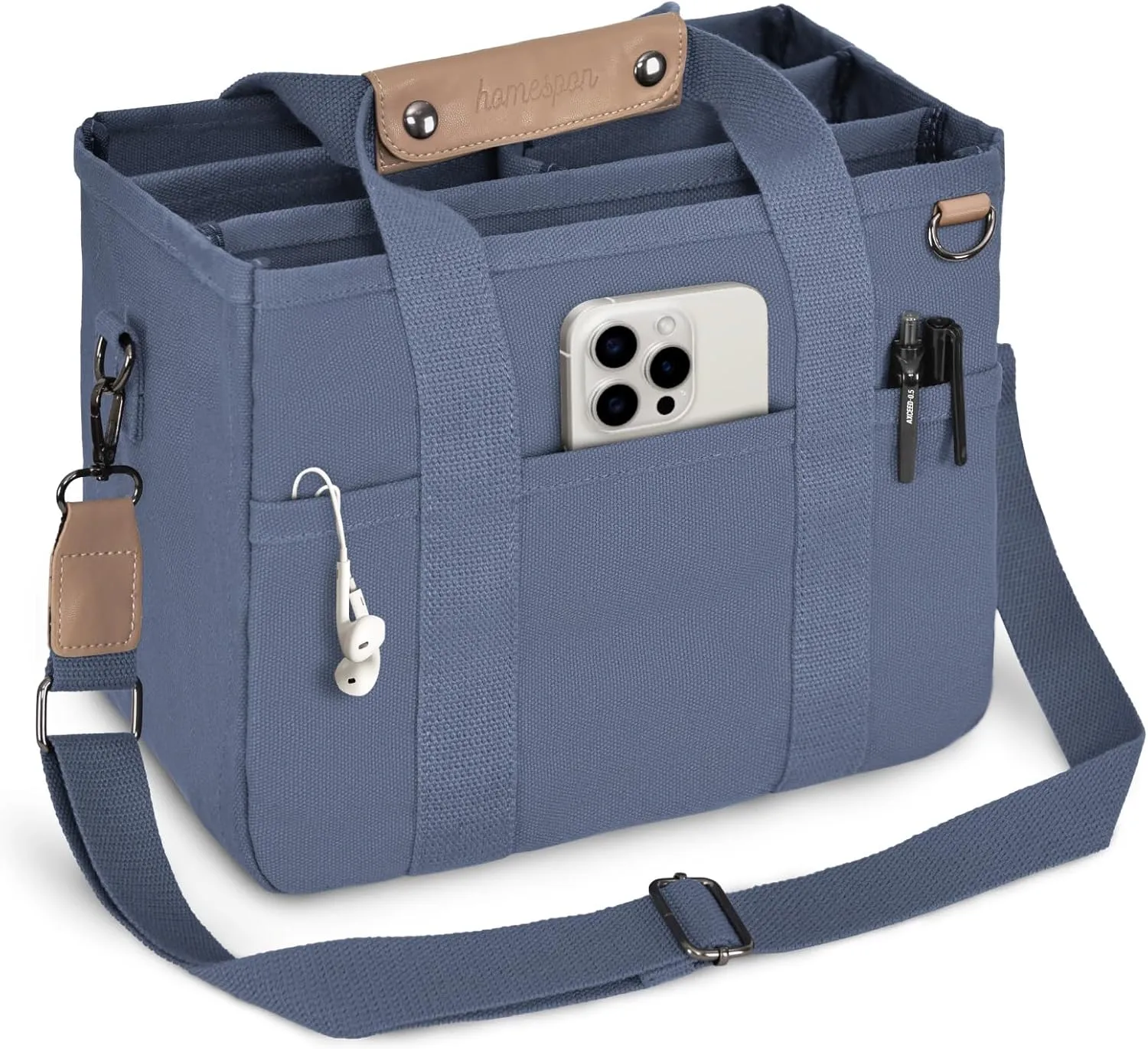 Buringer HOMESPON Large Teacher bag Nurse Bag Tote Bag for Woman Man Everything Handbag Travel Bag with Compartments Pockets