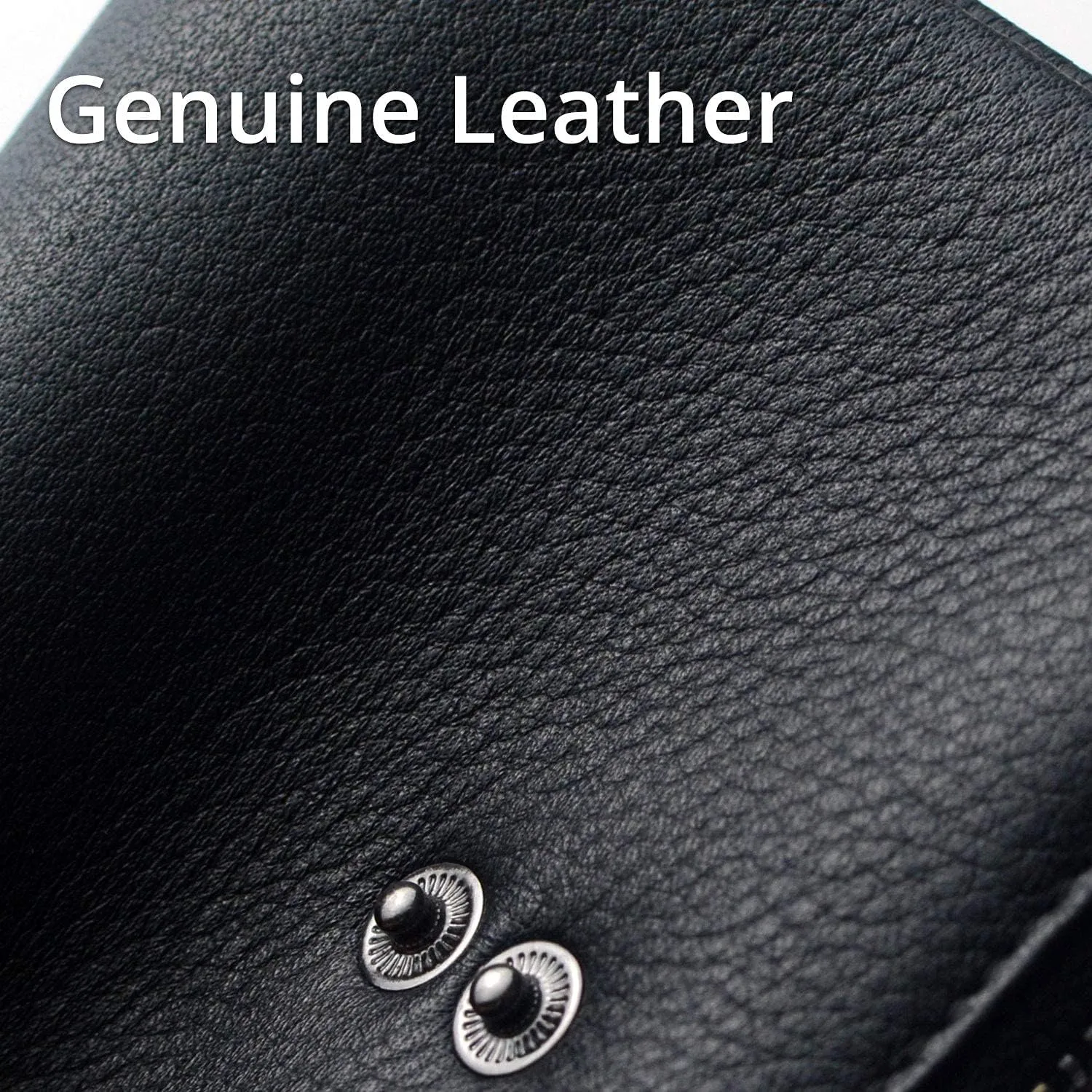 Bveyzi Small Soft Leather Wallet for Women RFID Blocking Ladies Card Holder with Double Zipper Pocket