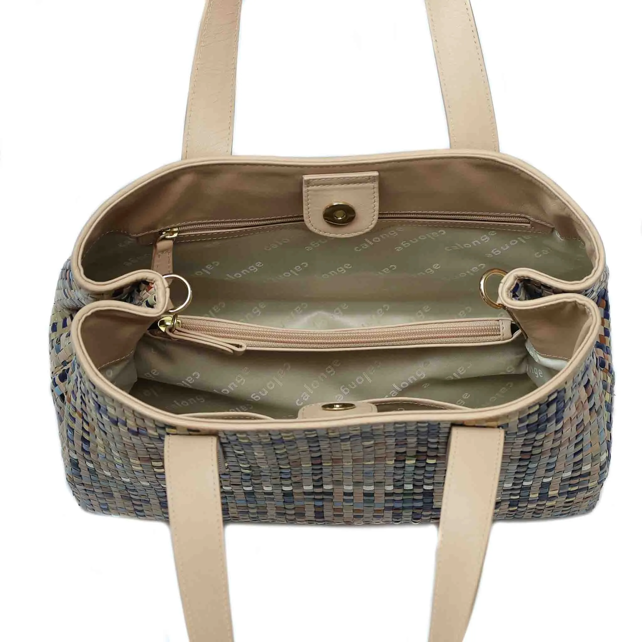 CA 1034 - SHOULDER BAG - BEIGE MULTI