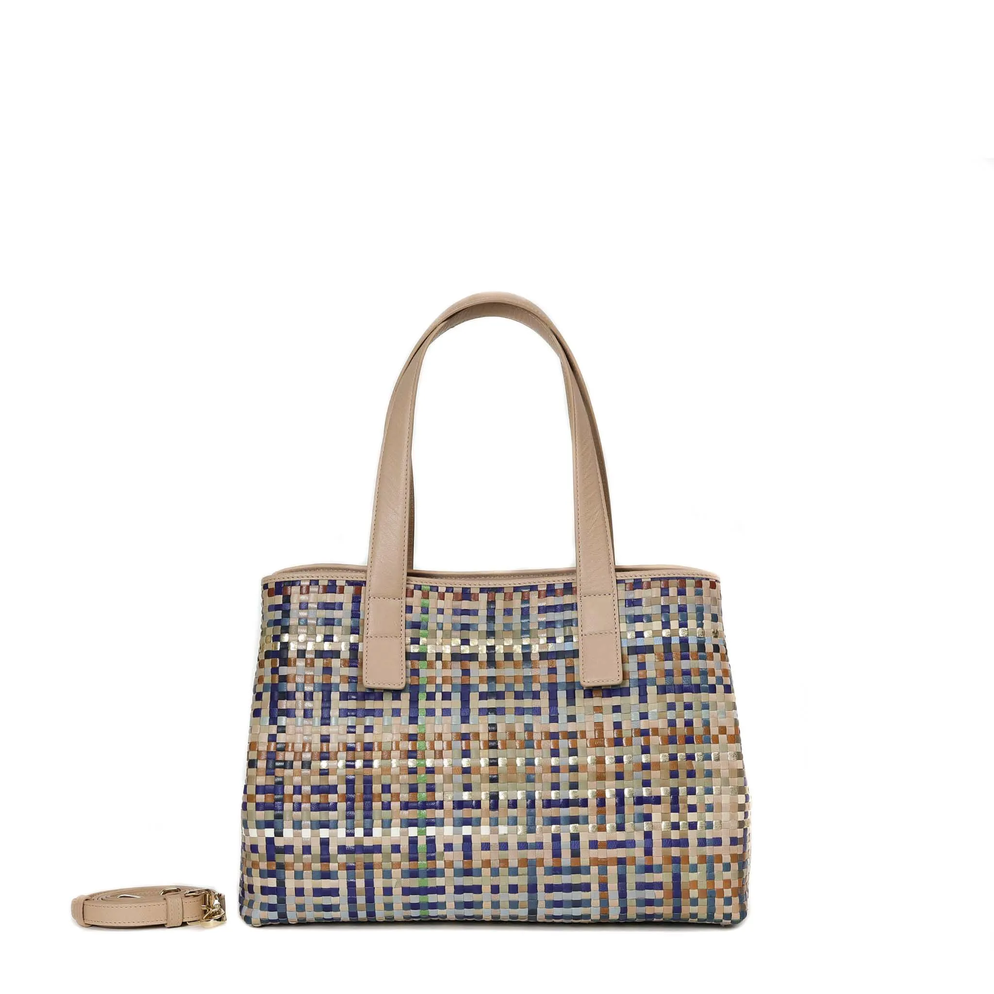 CA 1034 - SHOULDER BAG - BEIGE MULTI