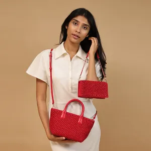 CA 1589 - MINI TOTE BAG - RED